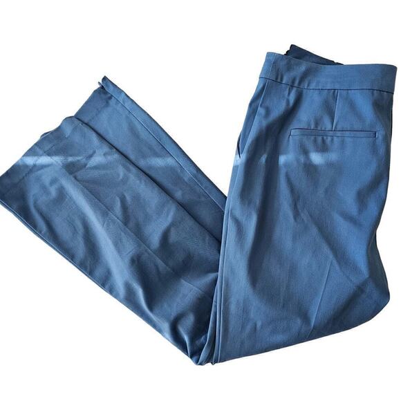 Derek Lam 10 Crosby Malika Slim Slit Pant Blue Size 12 - Picture 10 of 10